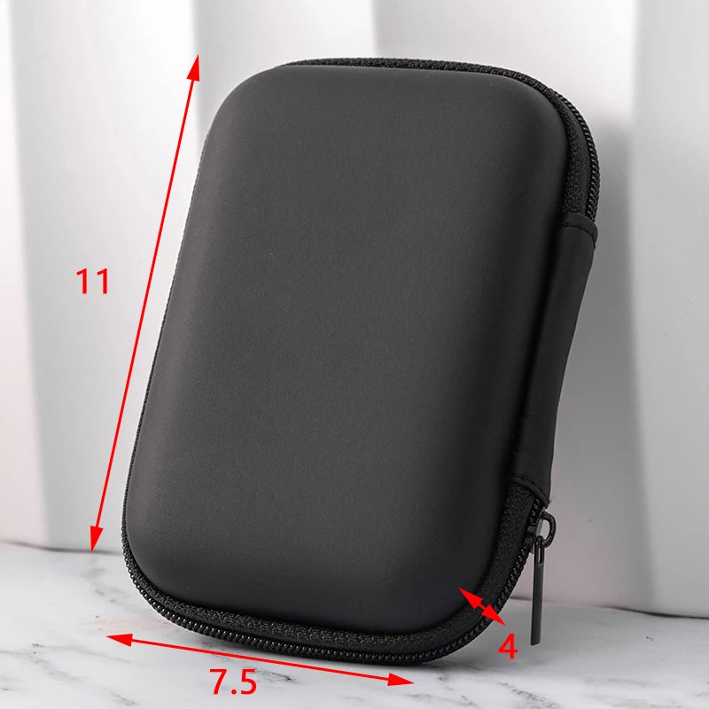 Portable Mini Hard Shell Electronics Organizer Case