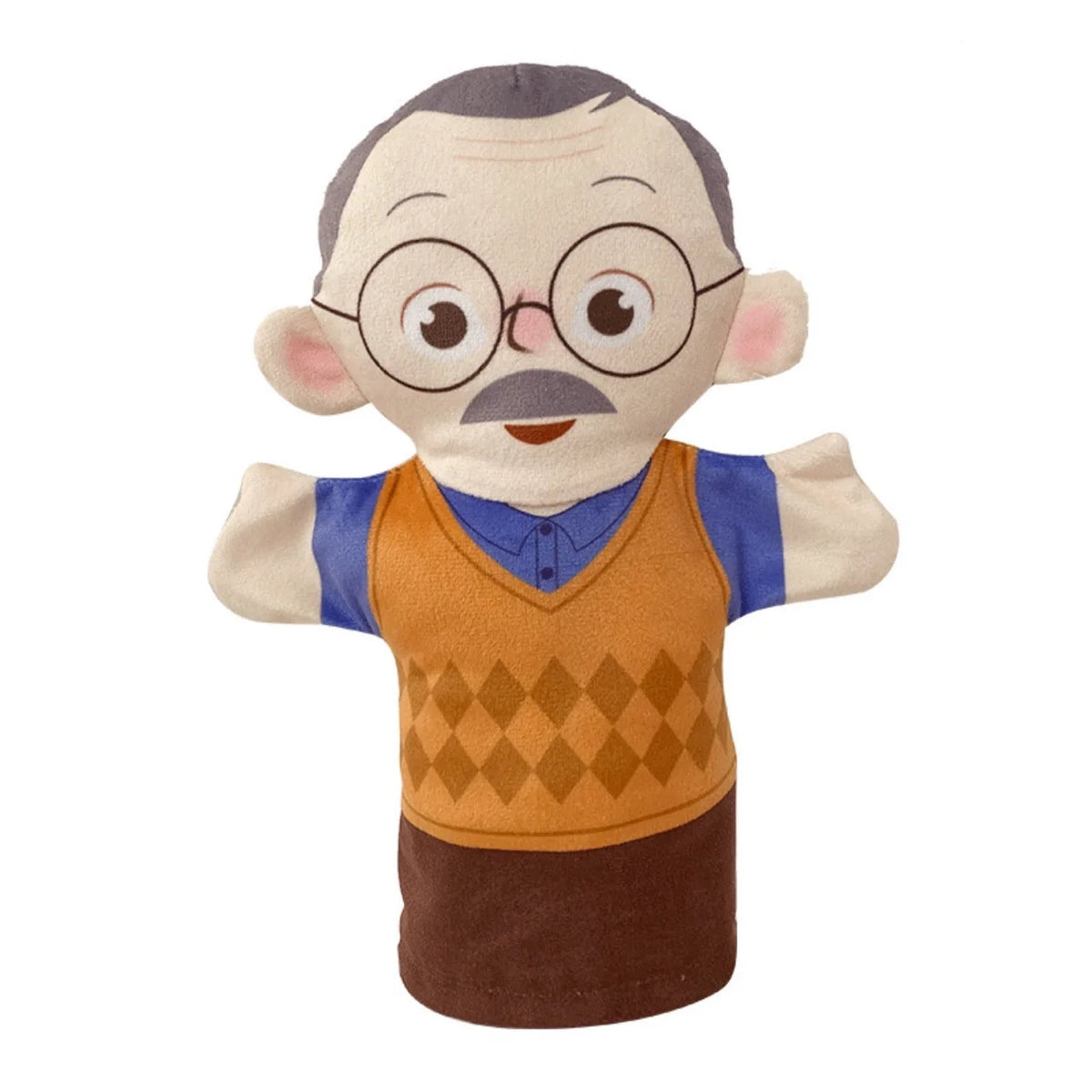Family Hand Puppet Dolls – Plush Educational Role Play Toy
