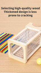 Montessori Wooden Stick Board Game Parent Child Educational Toy