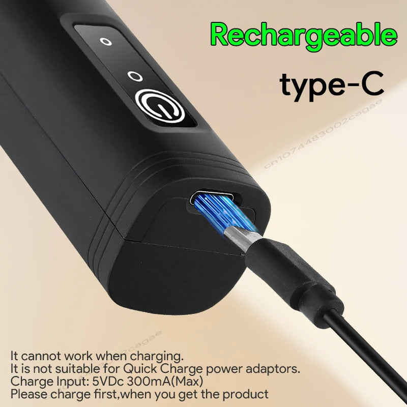 Wireless Electric Milk Frother Type-C Rechargeable Handheld Coffee Whisk Mixer