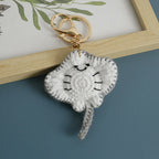 Ocean Animal Crochet Keychain Tropical Fish Bag Charm