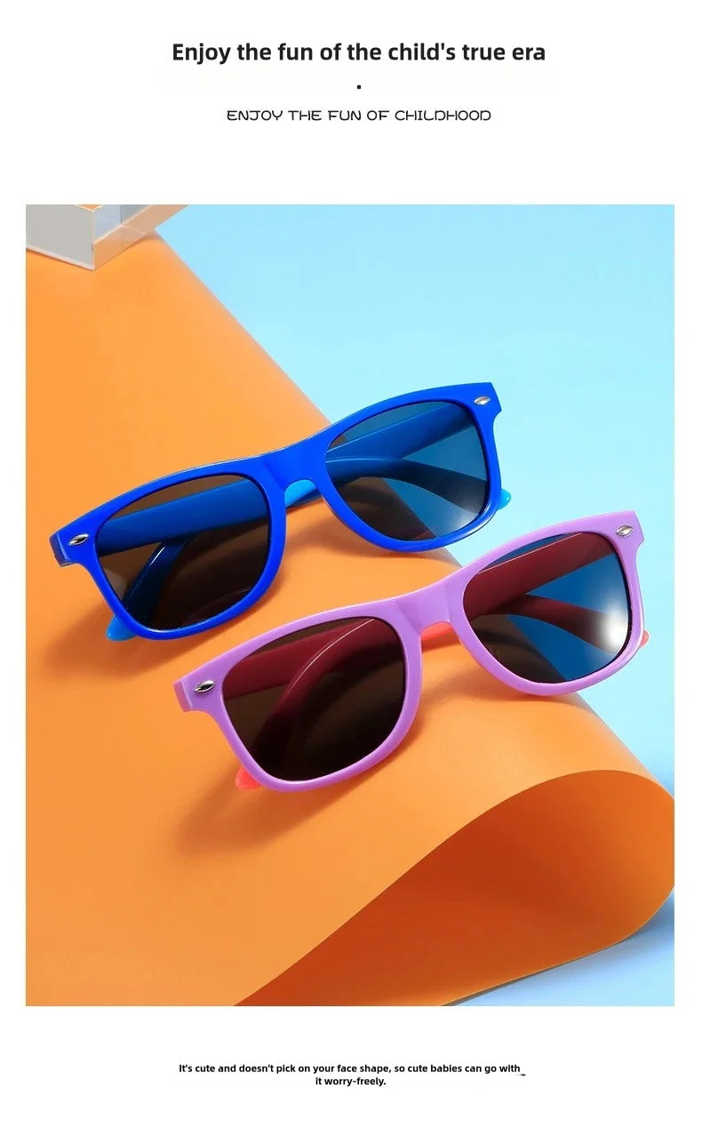 Kids UV400 Colorful Summer Sunglasses for Boys & Girls