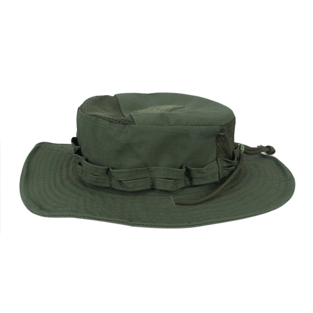 1pc/3pcs Camo Boonie Hat Sunscreen Breathable Bucket Hat Men's Outdoor Hiking Hunting Fishing Windproof Fisherman's Hat