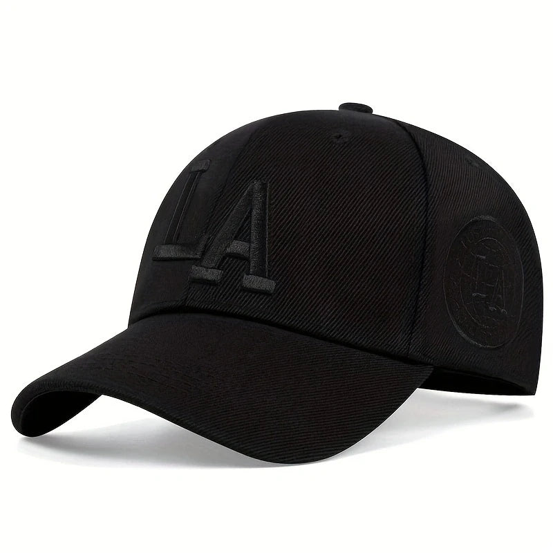 Unisex LA Embroidery Snapback Baseball Cap for Casual Outdoor Style