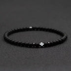 2026 Men Bracelet Small Stone 4mm Braclet Natural Hematite Cross Braslet Rice Bead Brazalete Homme Boyfriend Gift Pulsera Hombre