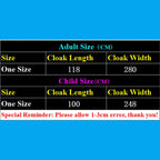 Medieval Black Hooded Cloak Halloween Retro Battle Warrior Cosplay Costume Cape Adults and Kids Dress Up Costume