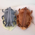 45CM Cartoon Cicada Beetle Plush Backpack Soft Stuffed Toy