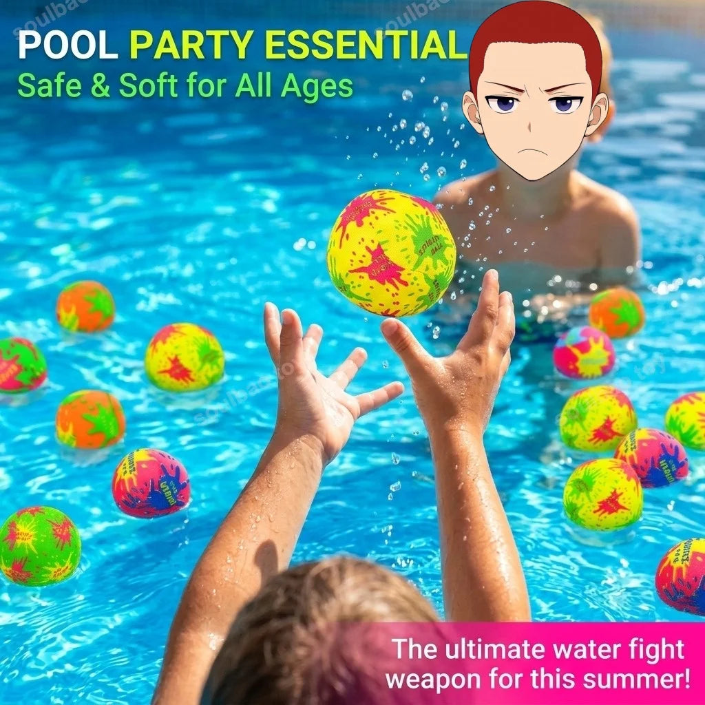 Reusable Water Ball Toy Set – Absorbent Splash & Pool Toys