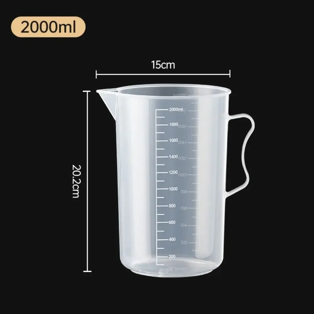Food Grade Plastic Measuring Cup with Scale – Graduated Kitchen Measuring Jug