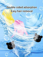 4PCS Bear Shape Laundry Balls Lint Catcher Reusable Pet Hair Remover Cleaning Sponge for Clothes Sofa Cat Dog Home House