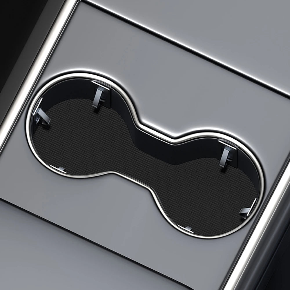 Car Cup Holder Limiter Fixing Clip Self-adhesive Universal Auto Water Cup Slot Limit Pad Car Bottle Console Slot Slip Limiter