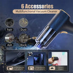 CENRR 98000PA Car Vacuum Cleaner Portable Wireless Cleaner Powerful Strong Suction Handheld Cleaning Machine for Home Appliance