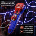 Auto Retract Web String Launcher Wrist Rope Shooter Glowing Light Cosplay Battle Toy