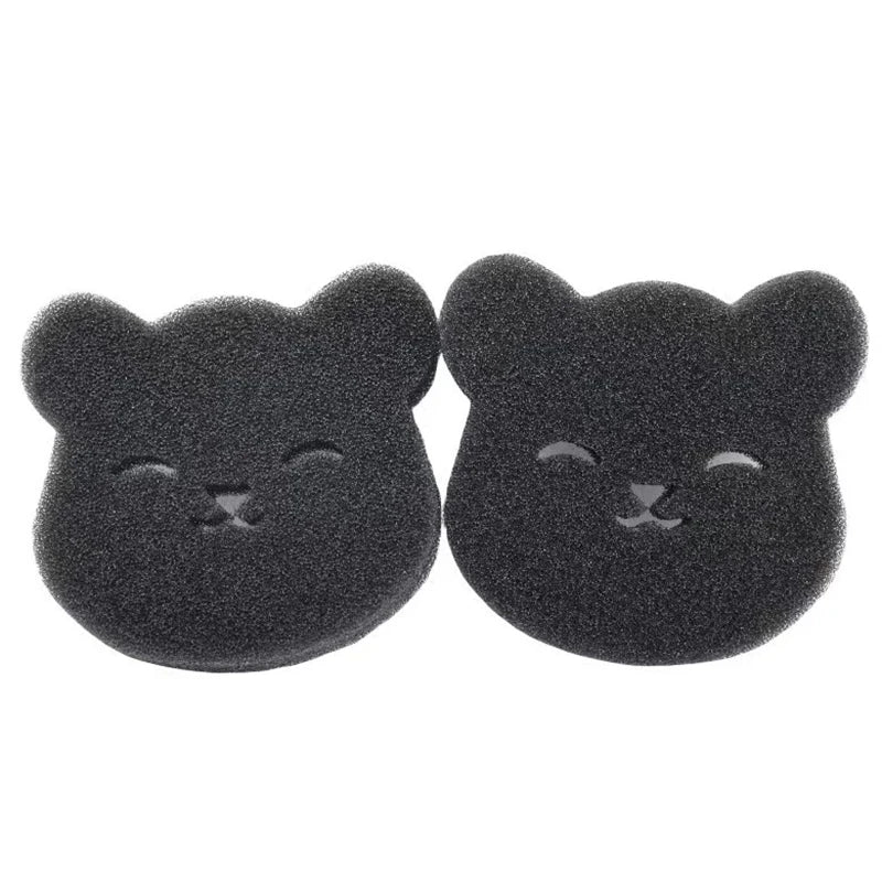4PCS Bear Shape Laundry Balls Lint Catcher Reusable Pet Hair Remover Cleaning Sponge for Clothes Sofa Cat Dog Home House