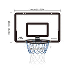 Wall Mounted Foldable Kids Basketball Hoop Set with Ball