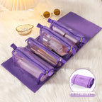 4-in-1 Detachable Large Capacity Travel Makeup Organizer