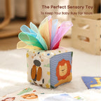 Montessori Cloth Tissue Box Sensory Activity Toy for Babies