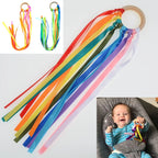 Montessori Baby Sensory Ribbon Ring Toy