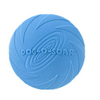 Silicone Flying Disc Dog Toy for Interactive Fetch and Training