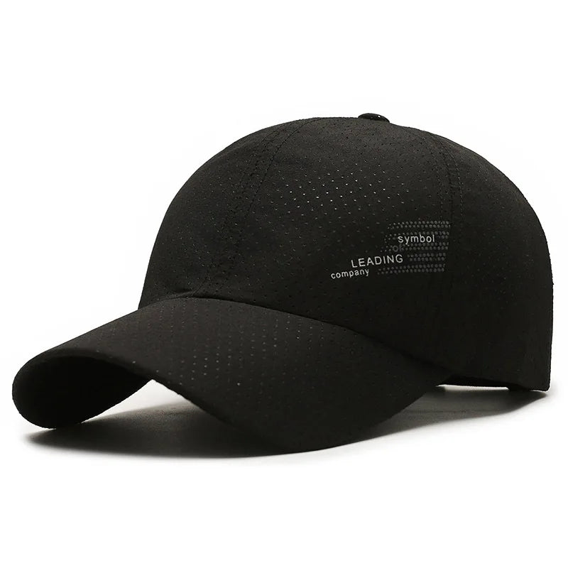 Summer Outdoor Sports Cap Golf Fishing Hat Quick Drying Sun Hat Adjustable Unisex Baseball Cap for Women Men