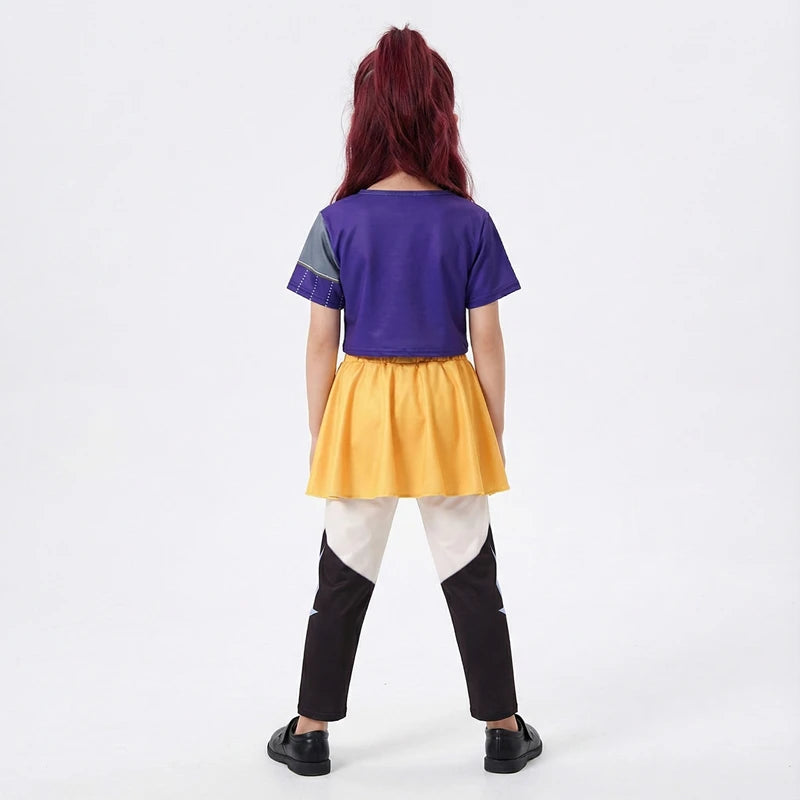 Rumi Girl Anime Cosplay Costume – Dance Performance Outfit