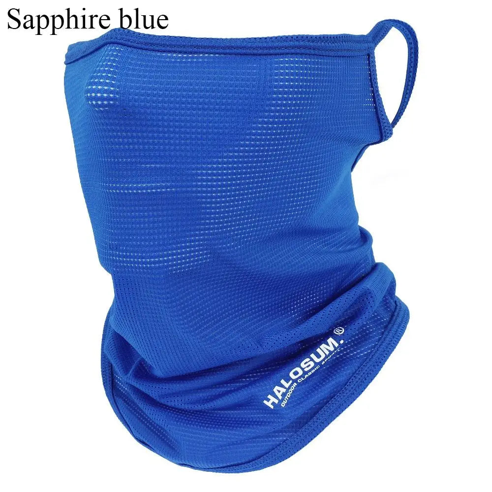 Summer Ice Silk Balaclava Face Mask for UV Outdoor Protection