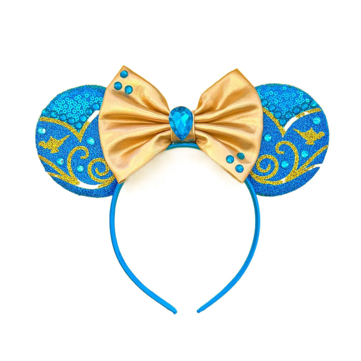 Mouse Ears Sequin Bow Cosplay Headband for Women & Adults