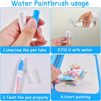 Magic Water Drawing Book – Reusable Mess-Free Painting Toy