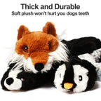 New 45cm Simulated Animal Holster No Stuffing with Squeakers Dog Chew Toy Durable Plush Crinkle Pet Squeak Toys Pet Supplies