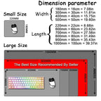 Hot Game Zenless Zone Zero New Mousepad 900x400mm Laptop Non-slip Keyboard Desk Pad XXL Anime Girl Hoshimi Miyabi Rubber Playmat