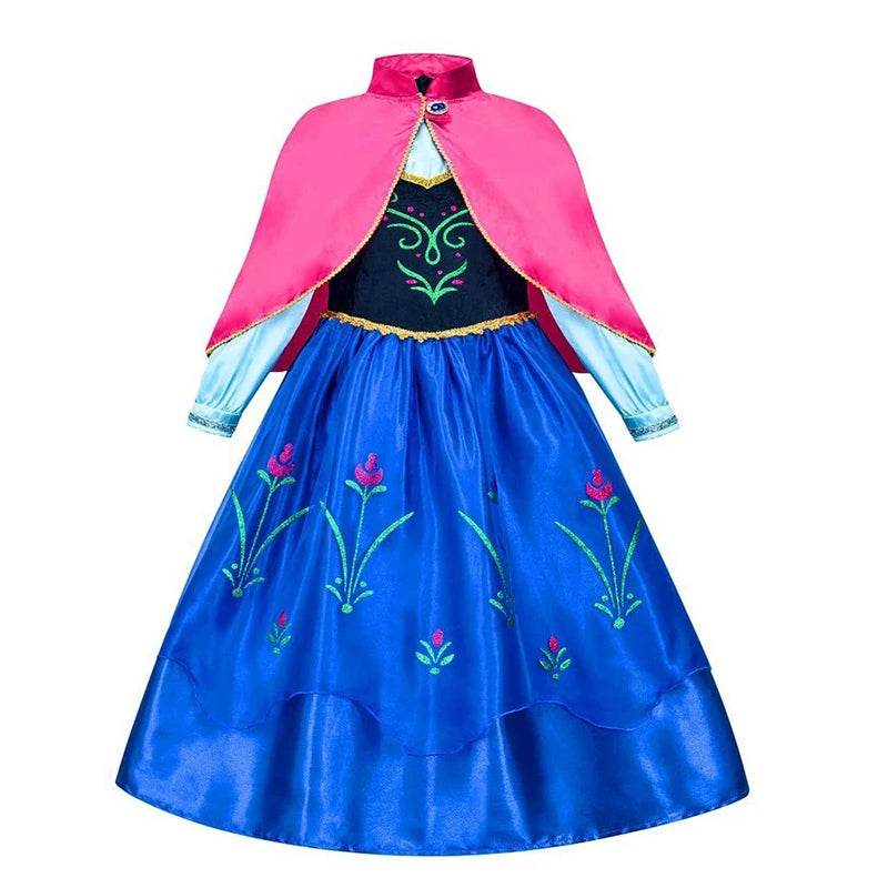 Girls Princess Costume Dress – Disney Inspired Cinderella, Snow White & Rapunzel