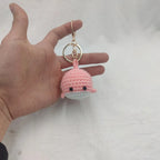 Cute Bear Couple Crochet Keychain Set Mini Animal Doll Charm