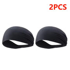 Elastic Sports Sweat Wicking Headband for Running & Yoga