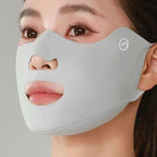 Breathable Ice Silk Face Mask Anti UV Washable Dustproof Sun Protection Mask