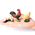 Mini Farm & Wildlife Animal Figurine Set