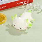 1/4pcs Axolotl Squeeze Ball Cute Fish Relax Cartoon Antistress Squishy Stress Relief Slow Rising For Adult Kids Stretch Toys