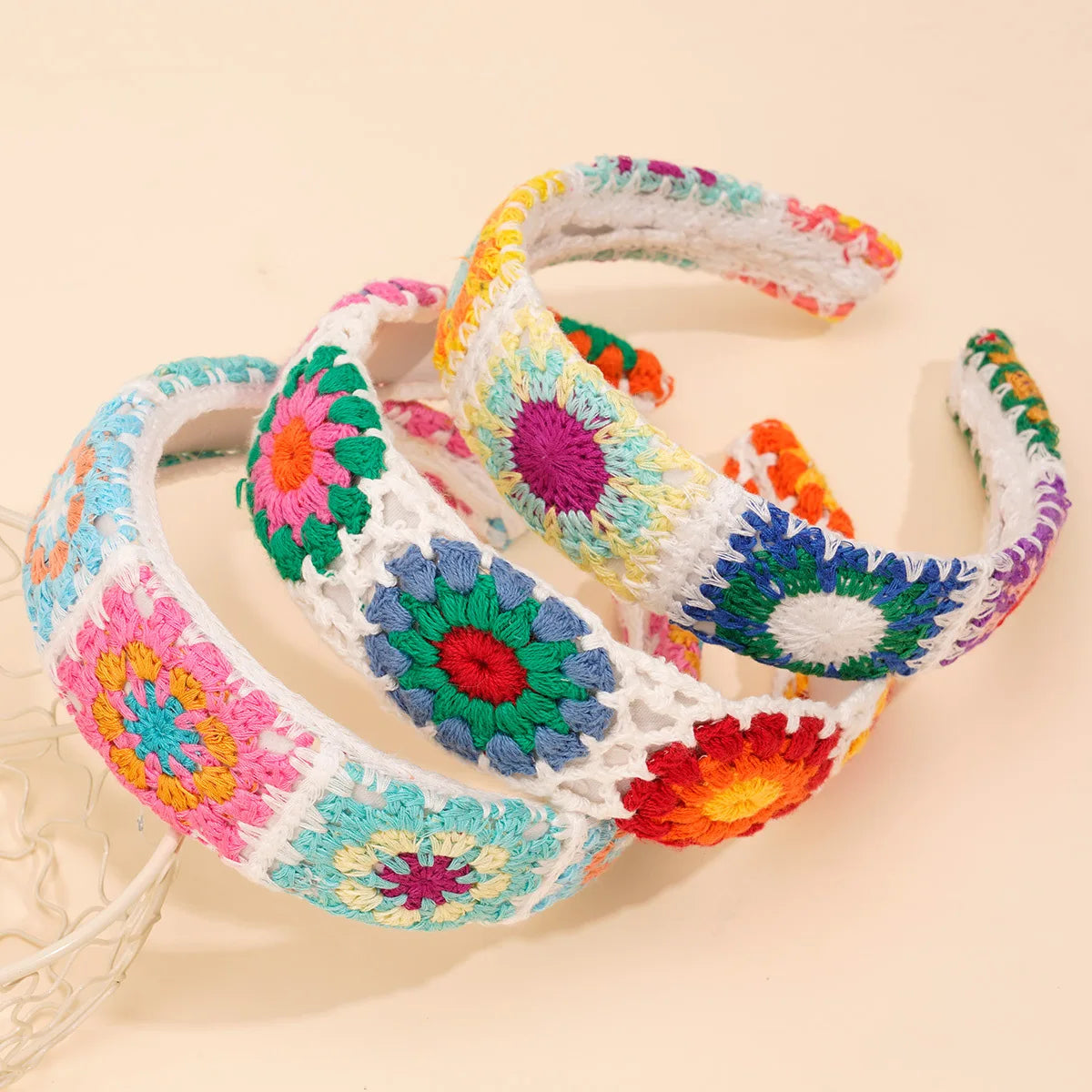Bohemian Handmade Knitted Summer Headband