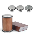 Rolling Knife Sharpener Kit – Magnetic Diamond Sharpening Stone with 15° & 20° Angle Guide