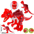 Jurassic Raptor Building Blocks Mini Dinosaur Construction Toy Set