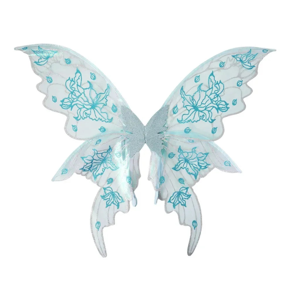 1PC Adults Fairy Wings Girls Sparkling Angel Wings Butterfly Costume Wings Halloween Costume Dress up Party Favor Christmas Gift