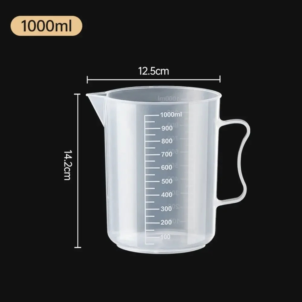 Food Grade Plastic Measuring Cup with Scale – Graduated Kitchen Measuring Jug
