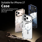 Luxury PE Striped Border Phone Case for iPhone 18 17 Air 16 15 14 Plus 13 12 Pro Max for Magsafe Magnetic Wireless Charge Cover