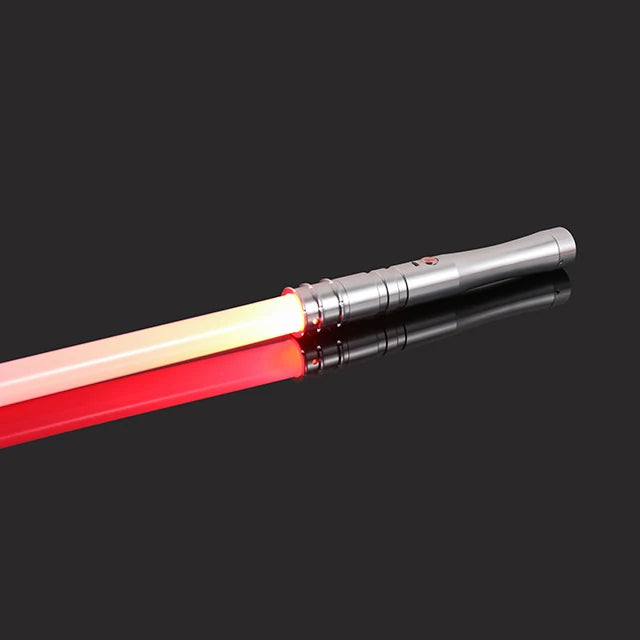 RGB Metal Lightsaber Rechargeable LED Cosplay Light Sword with Sound Effects