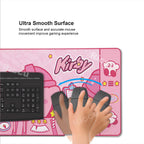 HD Printing Mouse Pad Laptop Extended protective Pad Computer Game Mousepad Cartoon K-Kirby PC Accessories Keyboard XXL Desk mat