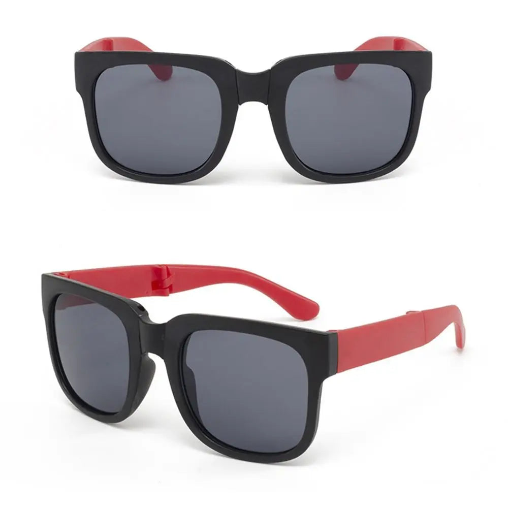 Square Foldable Kids UV400 Sunglasses for Boys & Girls
