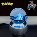 Pokémon 3D Crystal Poké Ball LED Night Light Collectible Figure