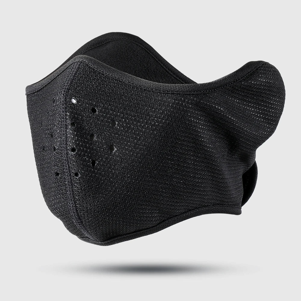 Outdoor face mask, cycling antifreeze head cover, winter skiing face protection, warm ear mask, fleece windproof face mask