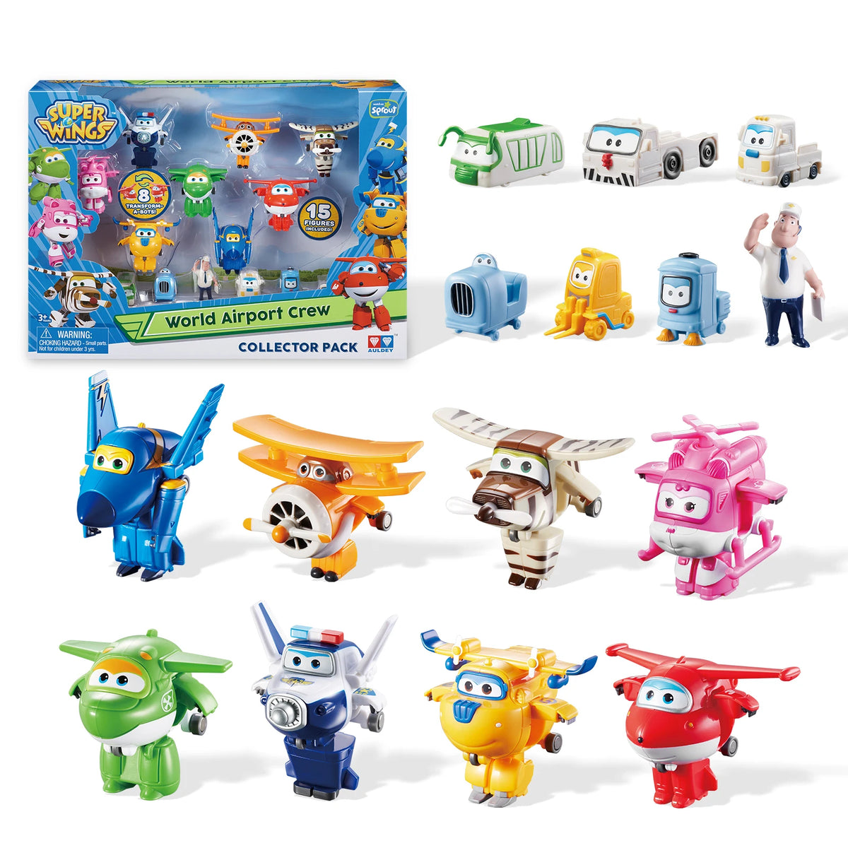 Transforming Airplane Toy Set
