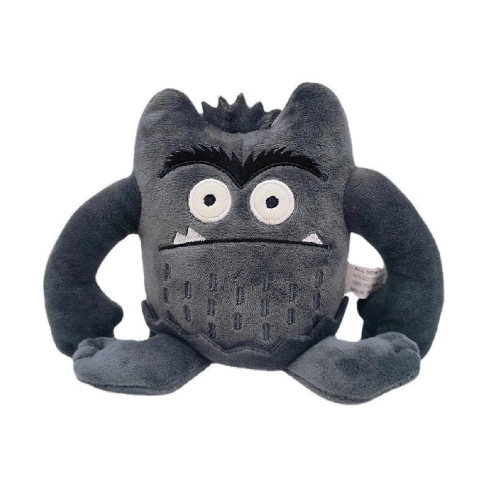 6PCS Color Monster Plush Doll Set Soft Emotion Stuffed Toys