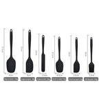 6-Piece Silicone Kitchenware Set with Spatulas and Oil Brush Kit